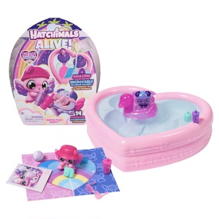 Hatchimals Alive Neon Rainbow Bestie哈驰魔法蛋泳池派对盲盒女