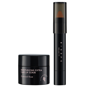 BIGEVE张大奕软嫩嘟嘟唇!玫瑰钻石唇部磨砂膏润唇棒去角质滋润