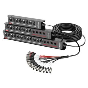 罗科斯通卡农移动接线盒8/16路舞台盒音频接线盒调音台音频信号线