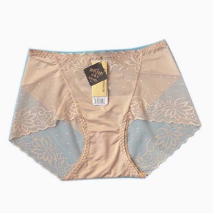 4条包邮夏季薄款新款性感无痕短裤蕾丝中高腰女士内裤