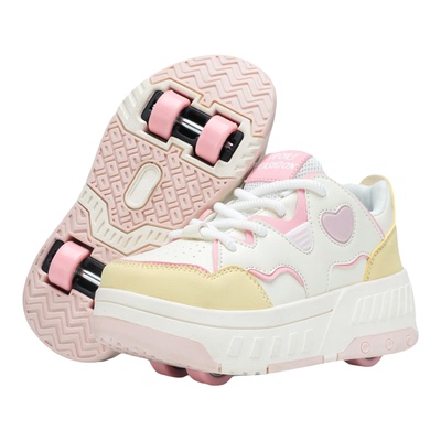 女童暴走鞋网红新款四轮可拆