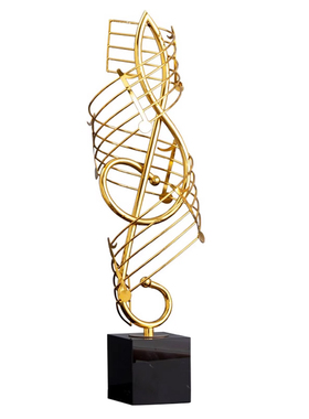 欧式音符乐器金属家居工艺品摆件