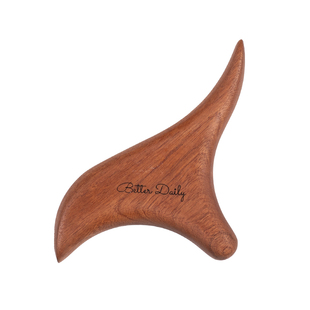 BetterDaily三角雀刮痧板乌檀木疏通经络足底按摩器多功能刮痧棒