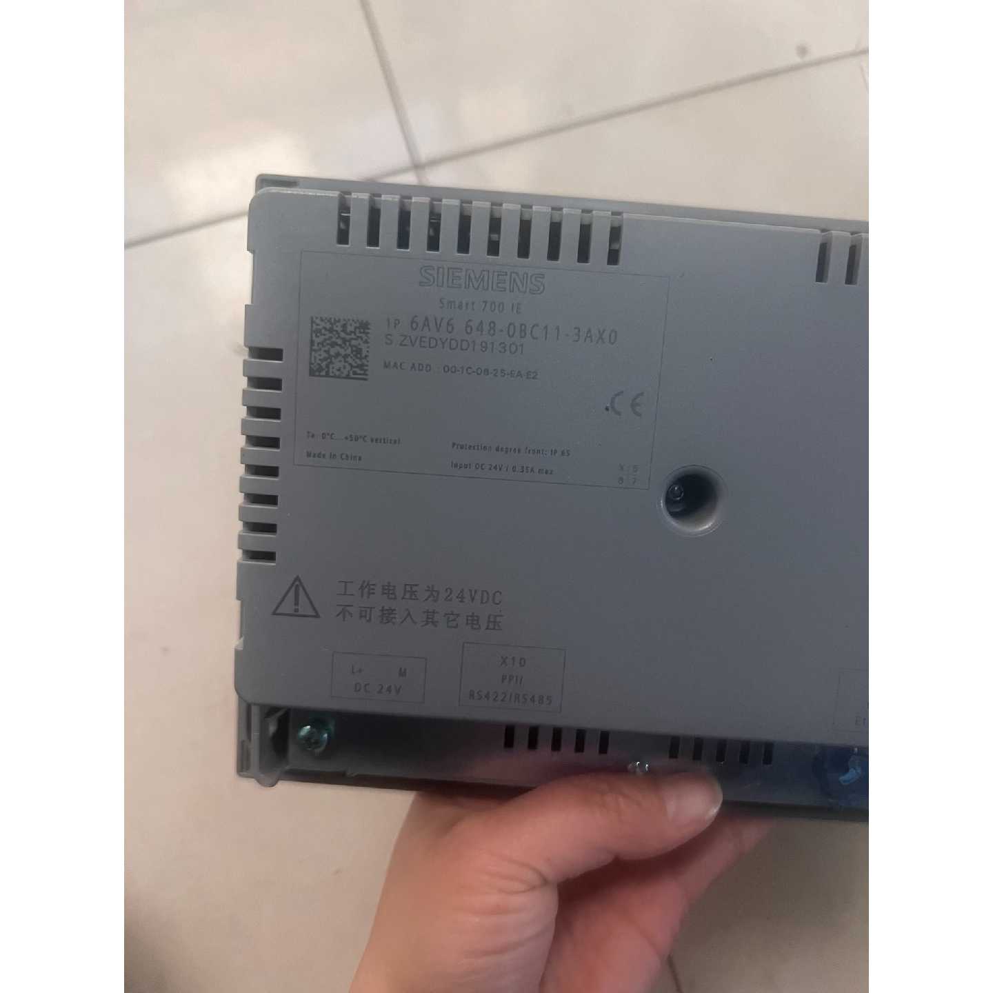 议价西门子触摸屏6AV6  648-0BC11-3AX0 实物图