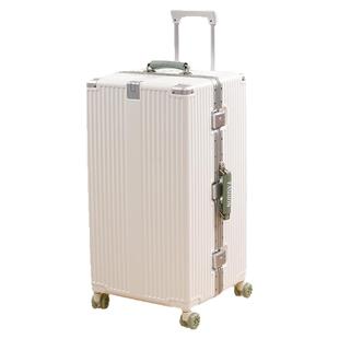 28寸大容量行李箱2026新款30女铝框结实耐用型26出国托运男拉杆箱