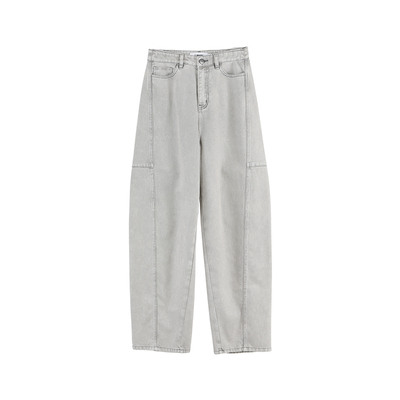 X--MOOM洗水牛仔香蕉裤