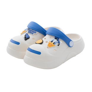 阿鲁丸男童洞洞鞋春夏新款室内家居厚底防滑迪士尼儿童凉拖鞋女童