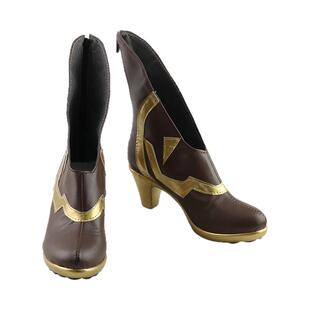 崩坏3 万圣节黄昏魔女 布洛妮娅 扎伊切克 动漫Cosplay靴子