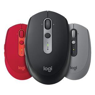 LOGI无线蓝牙鼠标M585/M590蓝牙双模电脑办公省电跨屏7键自定义键