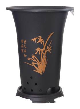 兰花花盆仿陶瓷树脂塑料花盆兰花盆君子兰家用专用盆加厚耐用特价