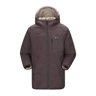 【石墨烯】骆驼男装冬季男款加厚棉袄外套中长款宽松连帽保暖棉服