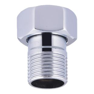 明装三角淋浴阀门活接头不锈钢配件46分内外丝转接头花洒开关螺母