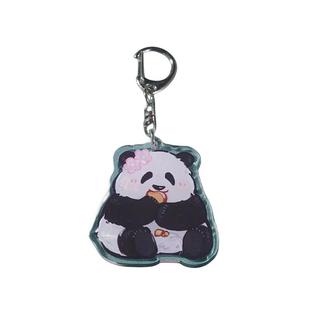 熊猫周边钥匙扣挂件桌面立牌摆件成都基地纪念品花花福宝俞爱萌兰