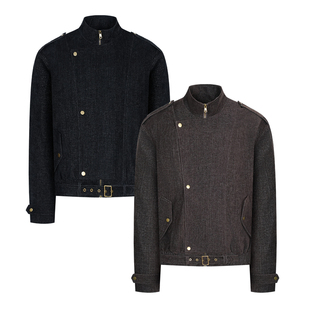 PMET 多形态剑道服夹克 短宽版型解构双排扣原创设计感夹棉外套