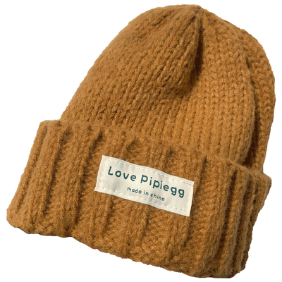 麻花毛线帽女秋冬季大头围针织帽