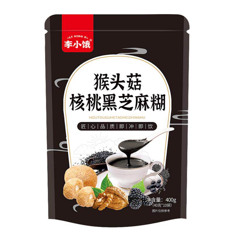 贝食捷猴头菇核桃黑芝麻黑豆粉