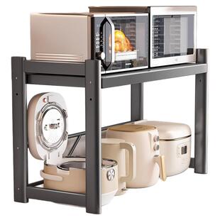 厨房微波炉电饭煲一体置物架烤箱多功能支架家用台面加高加长架子