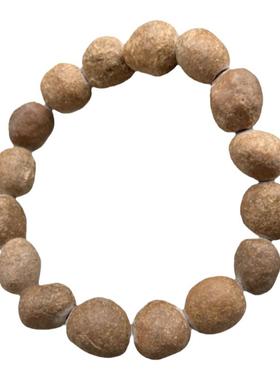 泰国黄灵骨舍利石手链洞内原矿