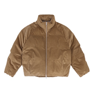 ADERERROR 23FW Rata 泡芙夹克秋季新品宽松时尚立领灯芯绒羽绒服