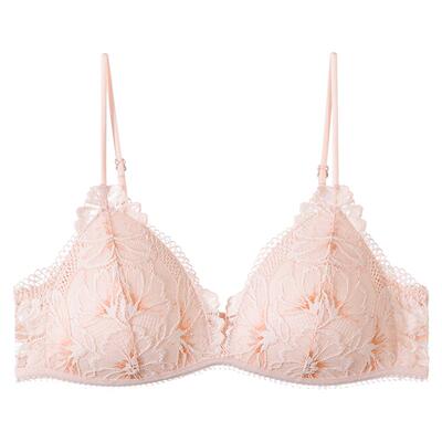 歌力诺法式无钢圈三角杯文胸