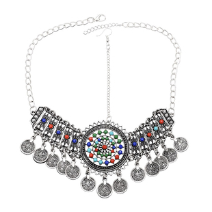 藏族民族风额头链女云南儿童旅游头饰苗族复古艺术摄影发饰眉心坠