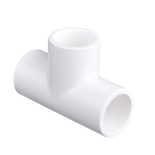 联塑pvc三通4/6分顺水内插四分110自来水下水50 75 160直水管配件