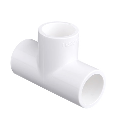 联塑pvc三通4/6分顺水内插三通