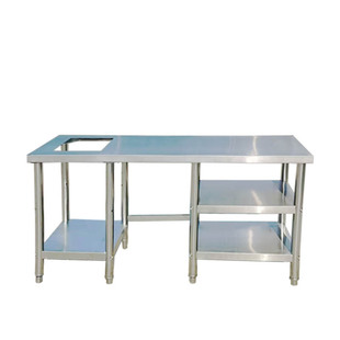 不锈钢灶台款单双灶嵌入式厨房煤气灶置物架家用商用工作台操作台