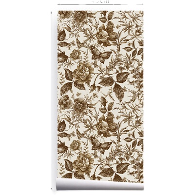 复古怀旧温馨防水防潮衣柜墙纸纸