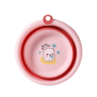 折叠盆洗脸盆便携式旅行压缩盆子家用盆婴儿宝宝儿童可爱小盆学生