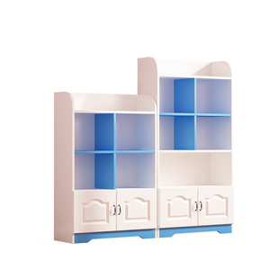 简约书柜书架落地卧室学生儿童柜