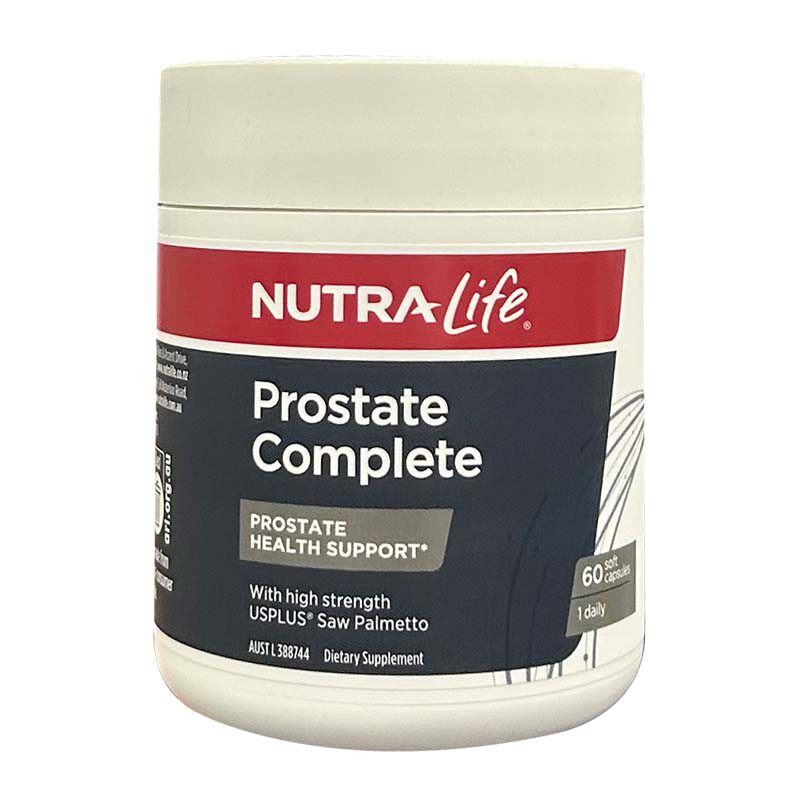 新西兰直邮Nutralife纽乐前列健番茄红素60粒锯棕榈护男性前列健