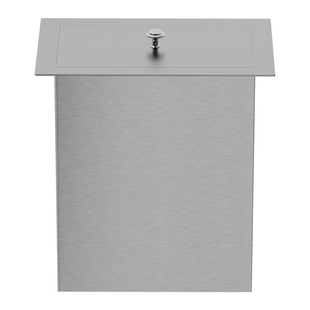 厨房嵌入式垃圾桶吧台中岛台橱柜台面隐藏式内嵌不锈钢收纳桶提盖