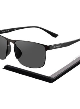 海伦凯勒新款偏光太阳镜男