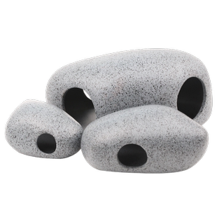 森森鱼缸躲避屋陶瓷管造景石头繁殖罐虾屋虾窝虾瓷罐躲避洞