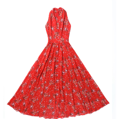 波西米亚风沙滩大摆海边度假长裙