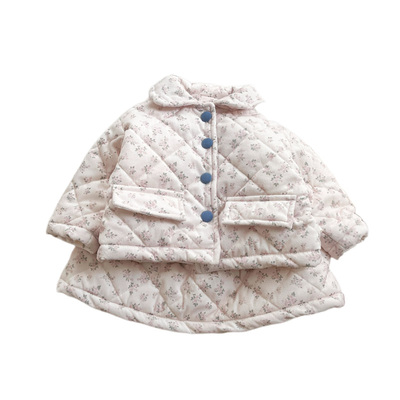 碎花套装工厂直销可爱冬季两件套