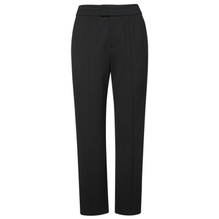 NAERSI娜尔思加绒九分裤柔软蓄温25年冬新款立体廓形修饰腿型裤子