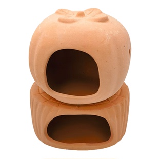 迷你鹦鹉鱼繁殖屋鱼缸造景装饰陶瓷摆件乌龟慈鲷躲避屋小陶罐虾窝