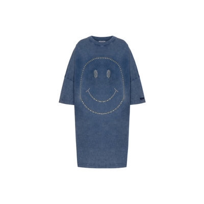 【礼物会员6折起】Moschino/莫斯奇诺  女士Smiley®超大连衣裙