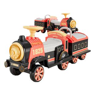 小火车可坐人遥控儿童电动车男女小孩玩具四轮汽车双座宝宝电瓶车