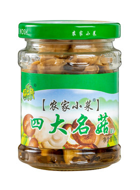 农家小菜油香四大名菇开罐即食