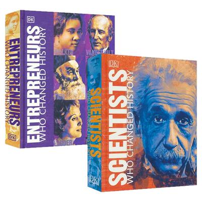 Scientists Entrepreneurs Who Changed History DK百科系列 改变历史的科学家企业家 人物传记 全图解科普 英文原版进口图书