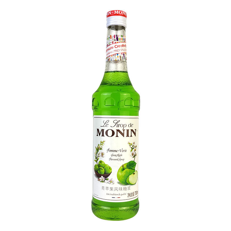 MONIN莫林青苹果风味糖浆700ml