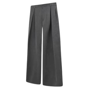 ZETITI 立体工字褶A字廓形弯刀西裤TR混纺cleanfit垂坠休闲长裤