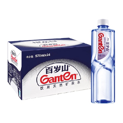 百岁山天然矿泉水570ml×24瓶