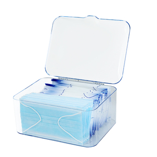 发饰收纳盒透明防尘带盖首饰盒发饰发夹发卡发箍发圈皮筋头饰梳妆