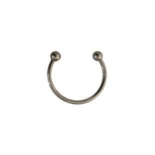 RTEP Giselle穿孔戒S925银/钛钢开口戒指环无痛穿孔叠戴细款圆珠