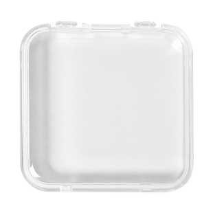 透明吧唧收纳盒亚克力周边徽章收纳防尘密封方形保护盒谷子展示架