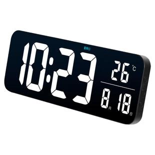 wifi自动联网大屏数字时钟电子表挂墙客厅电视柜摆台式万年历显示